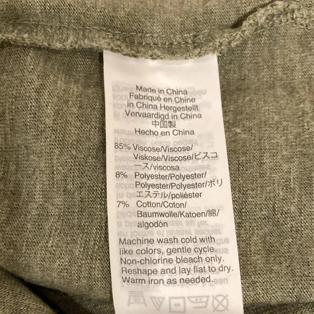 Madewell Green Crew Neck T-Shirt Dress- Size XS - Picture 5 of 5